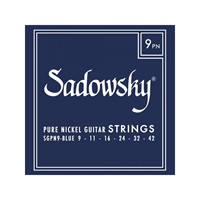 Blue Label Guitar String Set， Pure Nickel - 009-042