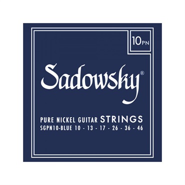 Sadowsky Blue Label Guitar String Set， Pure Nickel - 010-046