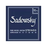 Blue Label Guitar String Set， Pure Nickel - 010-046