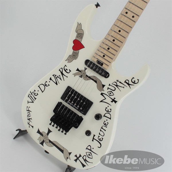 Charvel／USA Warren DeMartini Frenchie (Snow White with