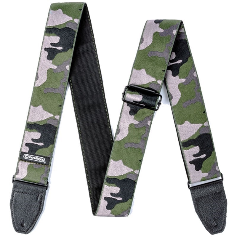 Dunlop (Jim Dunlop) D67-16 JACQUARD RANGER GREEN STRAP ｜イケベ