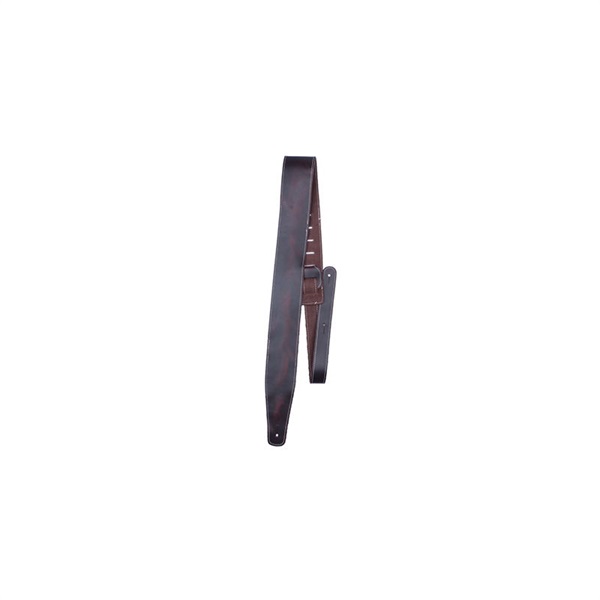 PERRI'S 2.5 BASEBALL LEATHER GUITAR STRAP - WINE[SP25S-7053]