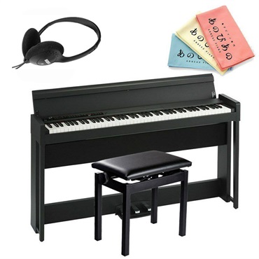KORG C1 Air BK(純正ピアノイス(PC-300BK)セット・お手入れクロス付)(ヘッドホン付属)(沖縄・離島別途見積り、代引不可)