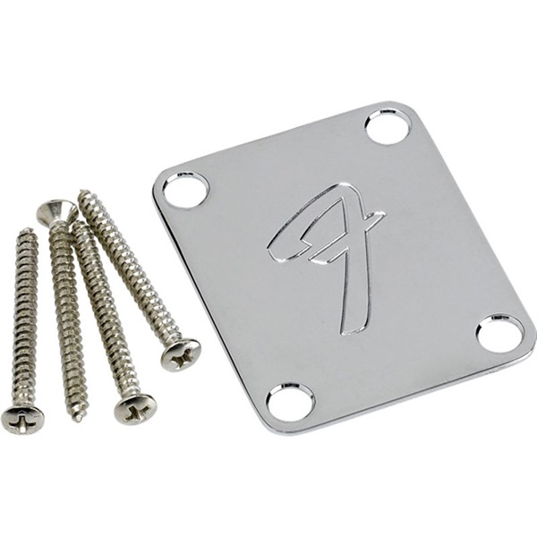 Fender USA 4-BOLT '70S VINTAGE-STYLE F LOGO NECK PLATE
