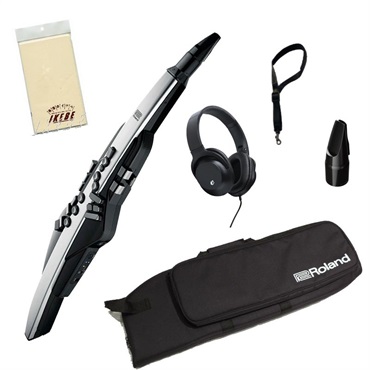 AE-30 Aerophone Pro 【お買得 4点セット！】　【交換用マウスピース・ヘッドフォン等】　エアロフォン　ウインドシンセサイザー 【ローランド】