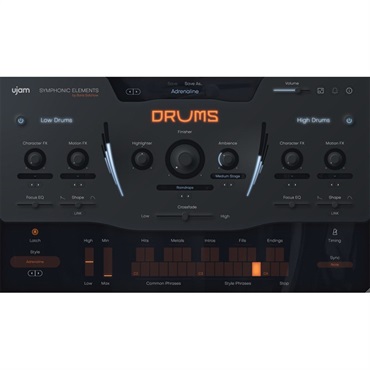 UJAM 【ユージャムスプリングセール！】Symphonic Elements DRUMS (ユージャム)(シンフォニックエレメンツ)(オンライン納品)(2時間以内に納品)