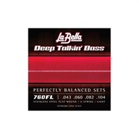 760FL-Super Long (for 36 Scale) / Flat Wound Stainless Steel Bass Strings