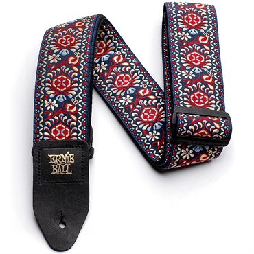 Royal Bloom Jacquard Guitar Strap [#P04091]