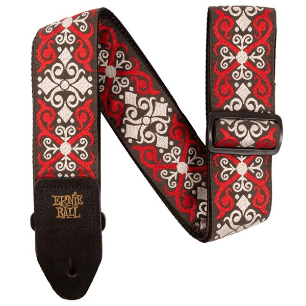 ERNIE BALL Red Trellis Jacquard Strap [#P04695]