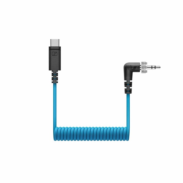 SENNHEISER CL 35 USB-C(スクリューロック式 3.5 mm TRS - USB-C カールケーブル)(国内正規品・お取り寄せ商品)
