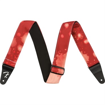 Fender USA 【GW激得セール】 Tie Dye Acid Wash Strap (Red) (#0990637200)