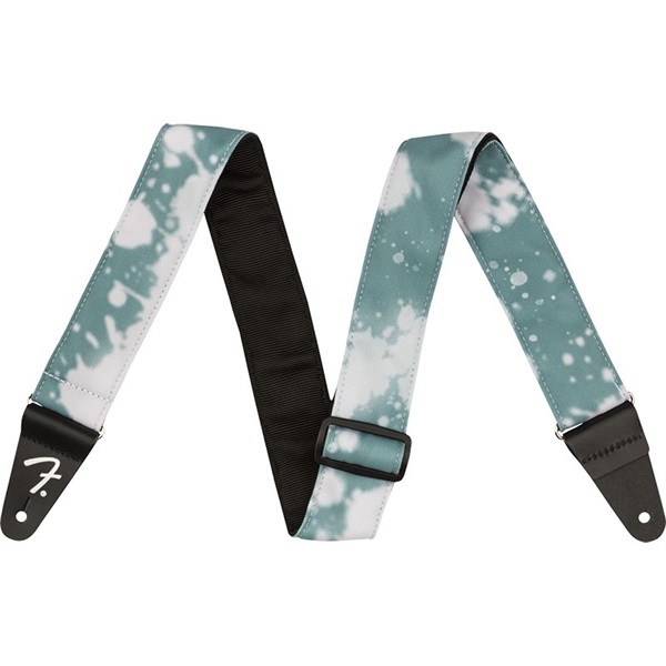Fender USA Tie Dye Acid Wash Strap (Teal) (#0990637208)