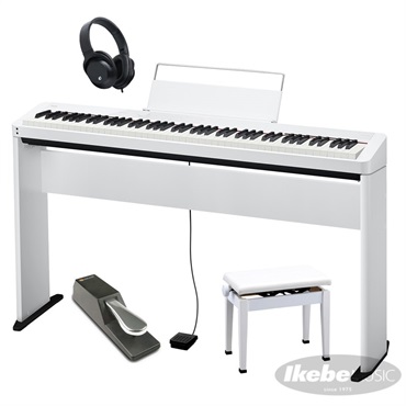 CASIO カシオ Privia PX-S1100WE+純正スタンド+高低自在イス+ダンパーペダルセット【代引不可】【沖縄・離島送料別途見積】(電子ピアノ)
