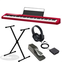 カシオ Privia PX-S1100RD+X型スタンド+ダンパーペダルセット【代引不可】【沖縄・離島送料別途見積】(電子ピアノ)