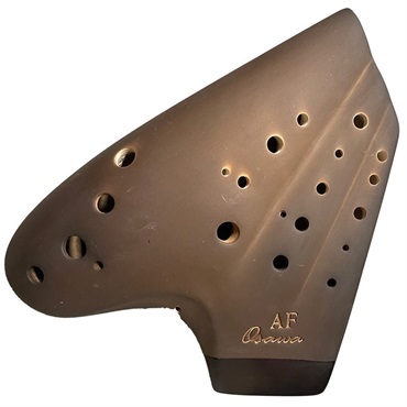 オオサワオカリナ 【イケベオリジナル・オカリーナおじさん入門講座＆デモ動画付】オカリナ アルトFトリプレット ナチュラル仕上(AF Triplet N)