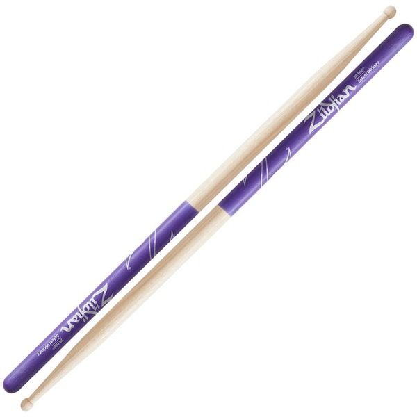 Zildjian LAZLZ7ADP [Hickory Series 7A  / Wood Tip / Natural Finish / Purple DIP]