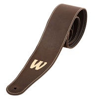 Genuine Leather Bass Strap (Brown/Gold) 【お取り寄せ商品】