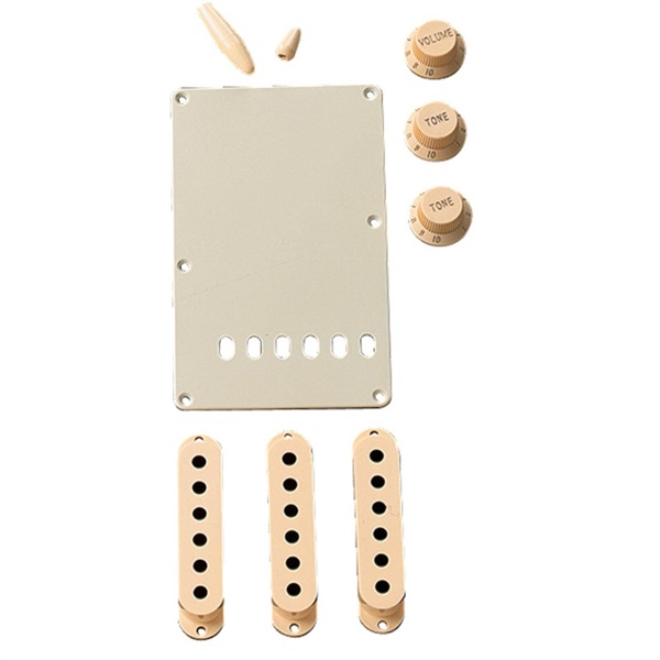 Fender USA STRATOCASTER(R) ACCESSORY KITS (AGED WHITE) (#0991368000)