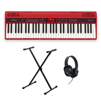 GO:KEYS Entry Keyboard (GO-61K)+X型スタンド&汎用ヘッドホン付き【kbdset】
