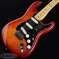 American Ultra Luxe Stratocaster (Plasma Red Burst/Maple)
