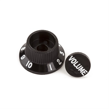 Fender USA S-1 SWITCH STRATOCASTER(R) KNOB-CAP ASSEMBLY (BLACK) (#0059267029)