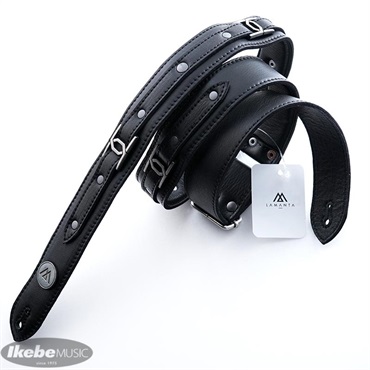 LAMANTA Square L (Black Leather & Silver Parts) [LM72BSL]
