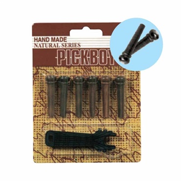 PICK BOY BP-150RW（ローズウッド）【アコースティックギター用ブリッジピン】