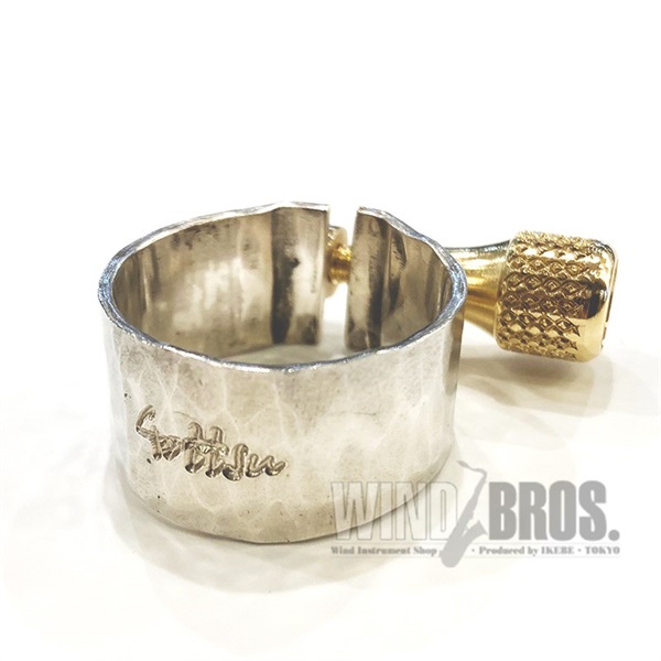 Gottsu ゴッツ テナーサックス/メタル用リガチャー Solid Silver Ligature