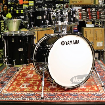 YAMAHA Absolute Hybrid Maple 4pc Drum Kit - Solid Black