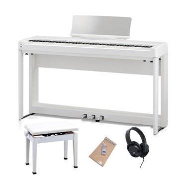 KAWAI ES920W(ホワイト)+専用スタンド+専用3本ペダルユニット+日本製高低自在イスセット【ヘッドホン付】【代引不可】【沖縄・離島送料別途見積】(電子ピアノ)