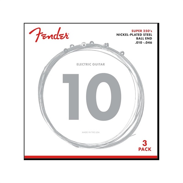 Fender USA 250R NPS BALL END 10-46 3 pack [0730250310]