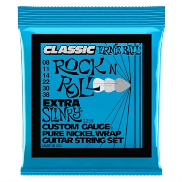 【在庫処分超特価】 Extra Slinky Classic Rock n Roll Pure Nickel Wrap Electric Guitar Strings #2255