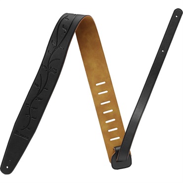 Ibanez Synthetic Leather Strap w/Tree of Life inlay [GSTL60-BK]