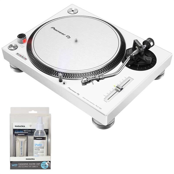 PLX-500-W + NAGAOKA レコードクリーニングKIT SET【Pioneer DJ Miniature Collection プレゼント！】の商品画像