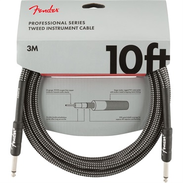 Fender USA 【春得セール】 PROFESSIONAL SERIES CABLE 10feet (GRAY TWEED)(#0990820062)