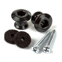 STRAPLOK DUAL DESIGN STRAP BUTTON SETS BLACK [2PSLS033BK]