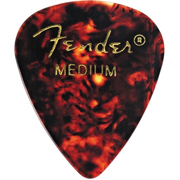 Fender USA Classic Celluloid 351 Shape Pick【べっ甲柄/Medium】