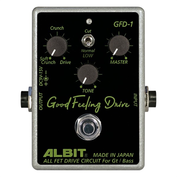 ALBIT GW-2 (オーバードライブ/ブースター) 目で見る機材レビュー】ベース用ブースター ALBIT GERMA WAVE GW