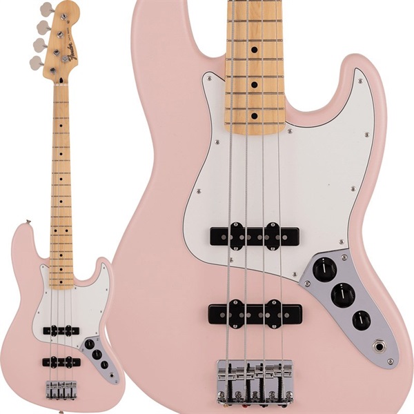 Junior Collection Jazz Bass (Satin Shell Pink/Maple)の商品画像
