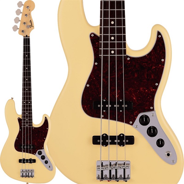 Fender Made in Japan 【入荷待ち、ご予約受付中】 Junior Collection Jazz Bass (Satin Vintage White/Rosewood)