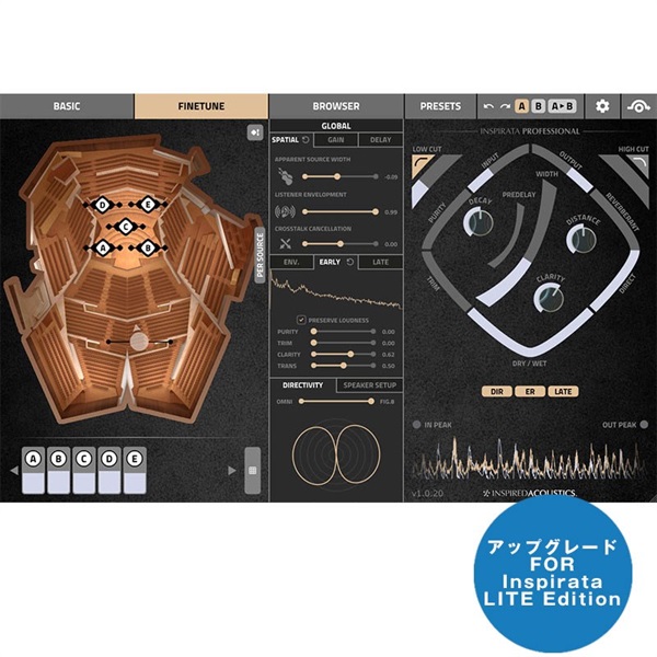 Inspired Acoustics Inspirata Lite to Professional Upgrade (アップグレード版)(代引不可)(オンライン納品)