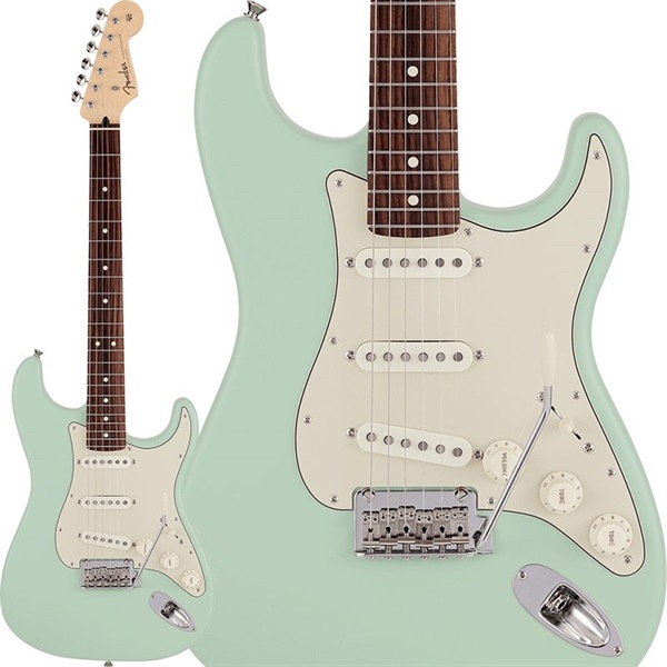Fender Made in Japan Made in Japan Junior Collection Stratocaster (Satin Surf Green/Rosewood)
