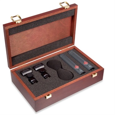 NEUMANN KM185 mt Stereo Set (超単一指向性)(ブラック)(国内正規品・3年保証)(ノイマン)(コンデンサーマイク)
