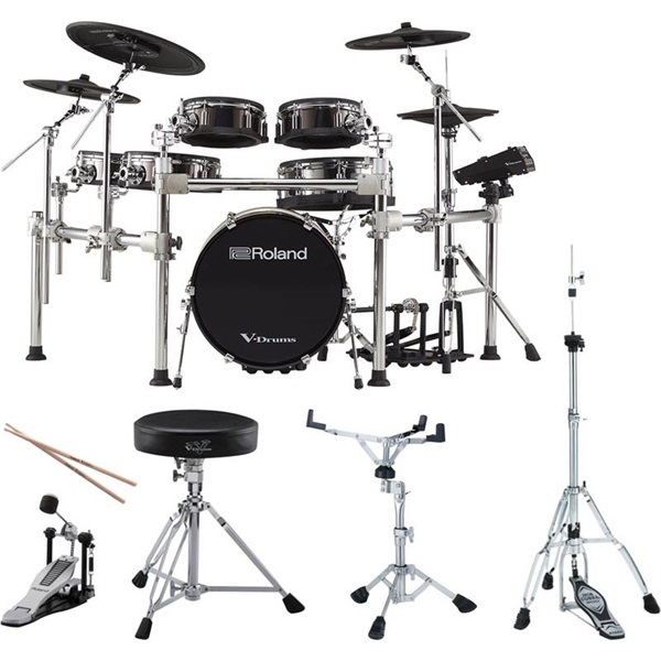 Roland 【ハードウェアパッケージ・プレゼント！】 TD-50KV2 with KD-180 & MDS-STG2 [V-Drums Kit ＋ Bass Drum ＋ Drum Stand]
