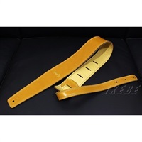 Handmade Leather Straps Leather & Leather Series 2.5inch Standard Tail 【Camel / Cream】