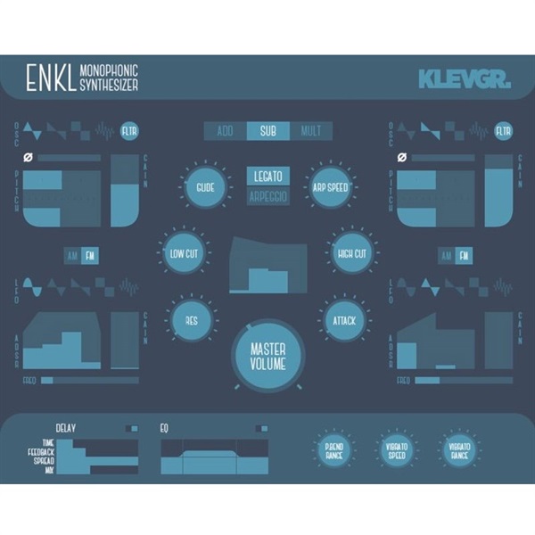 Klevgrand Enkl(モノフォニック・シンセサイザー)(オンライン納品)