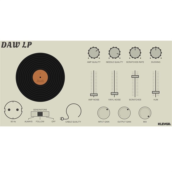 Klevgrand DAW LP(バイナル・シミュレーション)(オンライン納品)