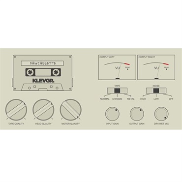 DAW Cassette(テープ・デッキ・エミュレーション)(オンライン納品)
