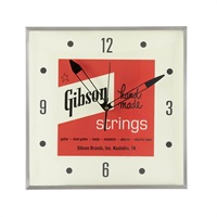 【夏のボーナスセール】 Vintage Lighted Wall Clock， Handmade Strings [GA-CLK4]