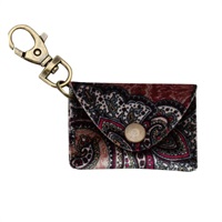 PICK POUCH PAISLEY (Burgundy)